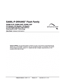 DataSheet S30ML128P pdf